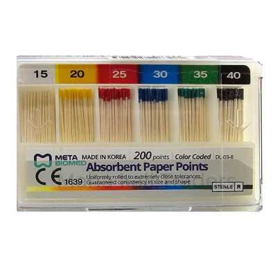 Meta Absorbent Paper Points - 2% #15-40
