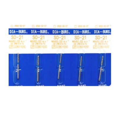 Mani Diamond Burs - Straight Ogival End - SO #21